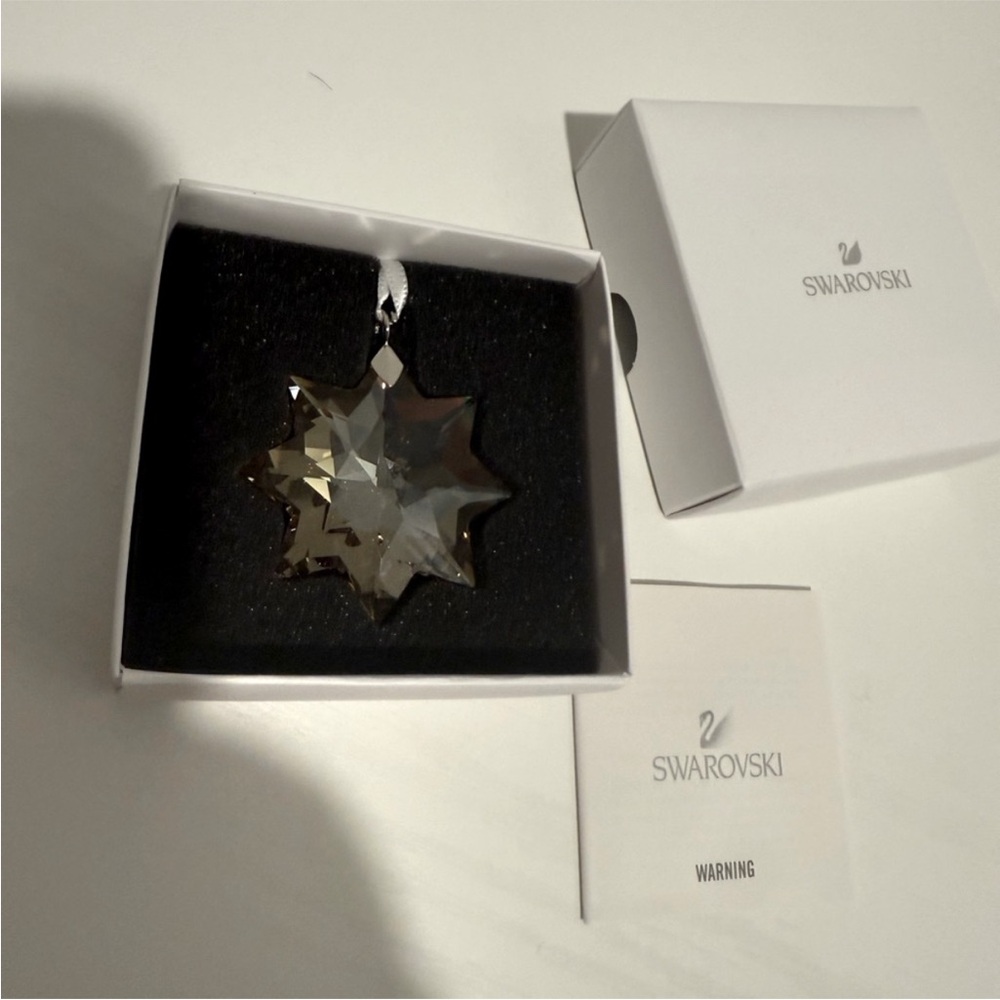 Swarovski Silver Star Pendant ornament